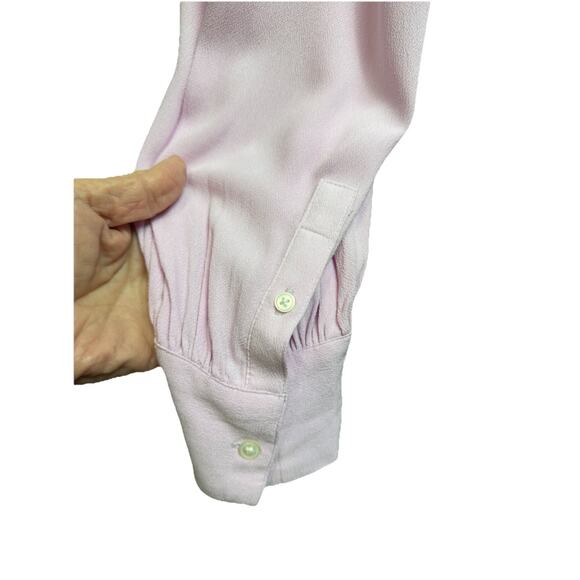 Banana Republic Women's Pink Tunic Sz XL Button Up Long Sleeve Dressy Career - Picture 5 of 11